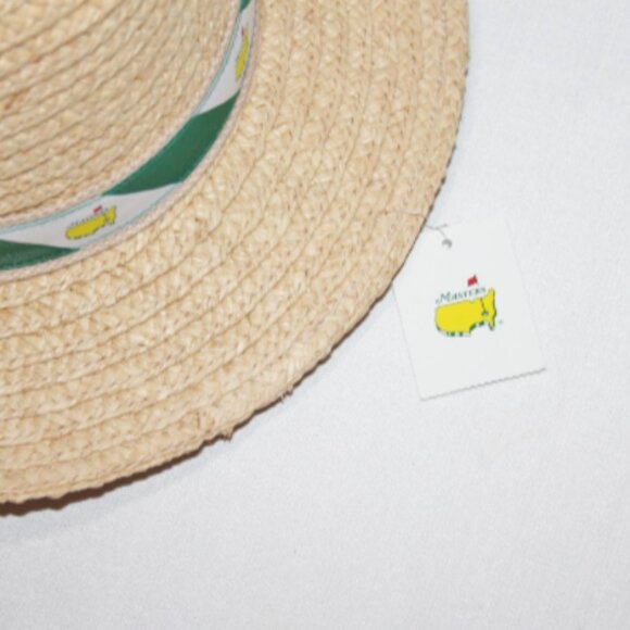 NWT Augusta National Masters Tournament Dorfman Pacific Natural Straw Hat  L/XL - Picture 7 of 10